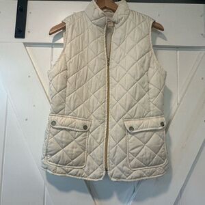 St. John's Bay Quilted Beige Vest